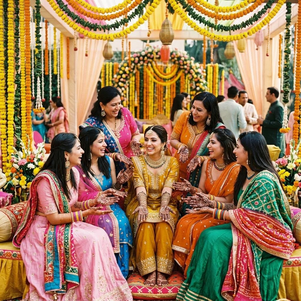 Mehndi ceremony - Sanam Film Siwan