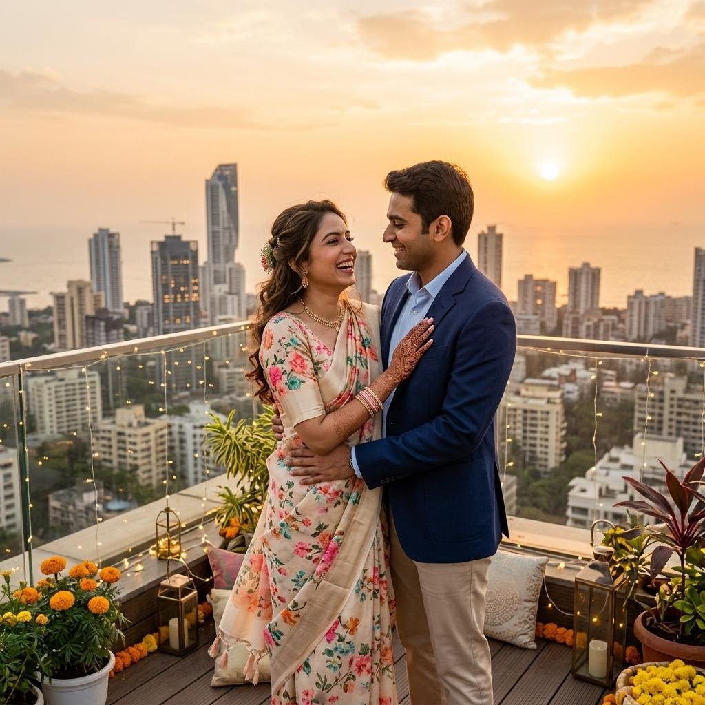 Pre-wedding rooftop shoot - Sanam Film Siwan