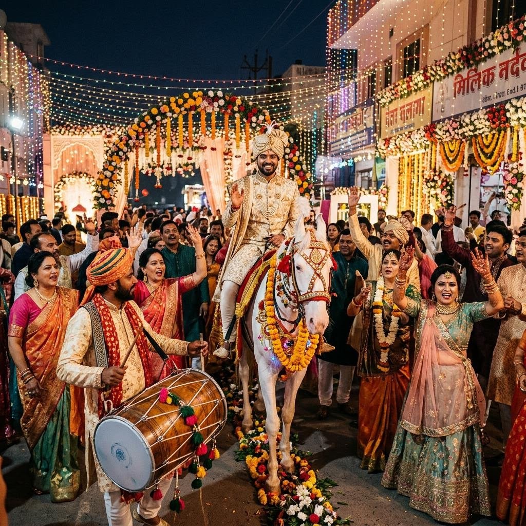 Baraat procession - Sanam Film Siwan